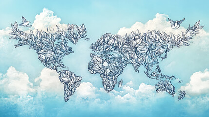 A cute Save Earth background design, perfect for eco-themed wallpapers or environmental backdrops.
