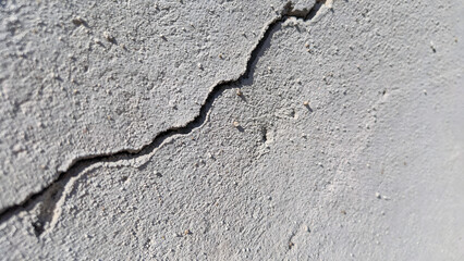 Fototapeta premium Cement Plaster Crack Detail Macro