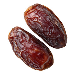 Deep brown Medjool dates texture