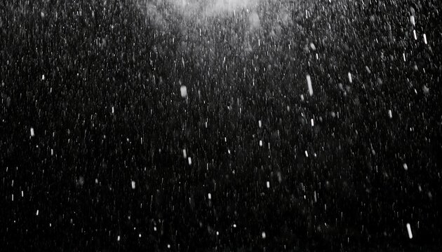 Falling Raindrops Footage Animation In Slow Motion On Black Background Black And White Luminance Matte Rain Animation With Start And End Perfect For Film Digital Composition Projection Mapping
