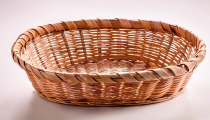 Fototapeta premium Empty Wicker Basket