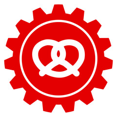 Einstellungen B&auml;ckerei B&auml;cker Brezel Geb&auml;ck Backstube Lebensmittel Handwerk Vektor Grafik Icon isoliert transparent png Datei Essen Gastronomie Tradition Design