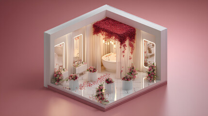 luxury wedding decoration inspiration with beautiful light decorations