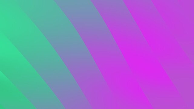Abstract gradient stripes in green purple and pink modern backdrop