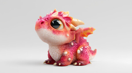 cute animals and attractive colors on a plain background