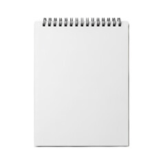 Simple spiral-bound notebook resting on a flat surface