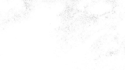 Fototapeta premium Grey speckle texture overlay on white background with scattered dots and irregular shapes grunge