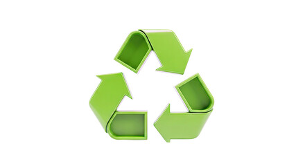 Obraz premium Green Recycling Symbol