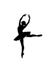 Ballet Dancer Silhouette