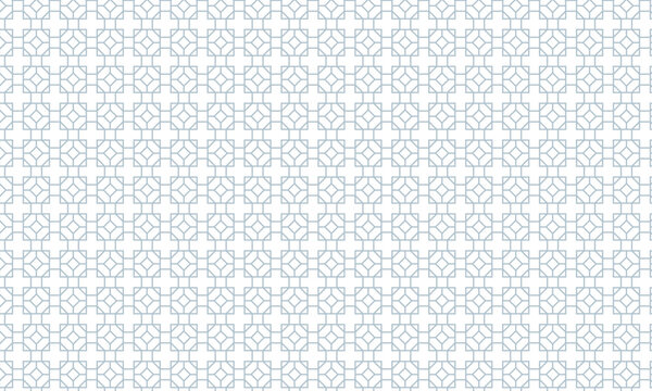 正八角形が重なるひし形入りの四角い格子柄フレーム