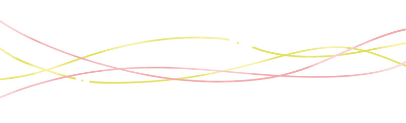 装飾ゆるいライン桜カラー