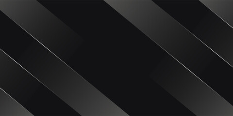 Modern dark black and golden slant lines luxury background. Premium award background. Modern abstract design template.