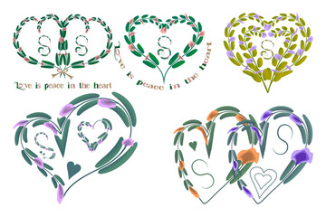 Floral Wishing Card Vector Design