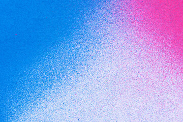 赤と青のスプレー塗料で塗った背景	