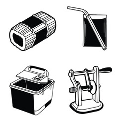 Processing & Preservation line art illustration © BGS
