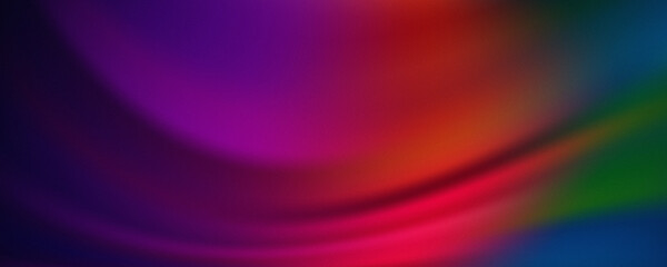 Obraz premium Abstract Vibrant Purple Red and Blue Gradient Background with Smooth Blurred Waves, Colorful Neon Blend Texture for Modern Wallpaper and Digital Banner Design