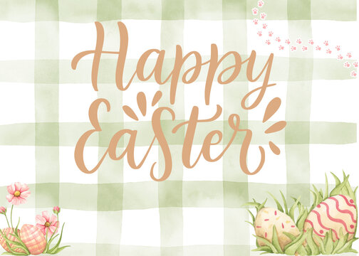 Happy Easter patel colour grpahic