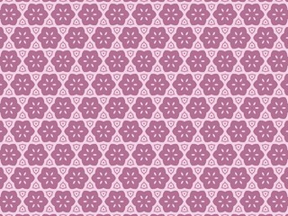 Fototapeta premium Elegant seamless purple floral pattern background for creative design projects