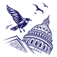 Fototapeta premium united states capitol building