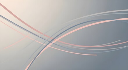 A modern abstract design with vibrant lines and a beautiful gradient background
