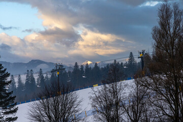 Ski resort in Poland Zakopane. Polana Szymoszkowa © PRO Balance