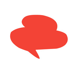 Cute vector speech bubble colorful set