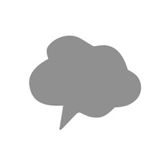 Cute vector speech bubble colorful set