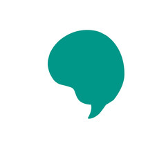 Cute vector speech bubble colorful set