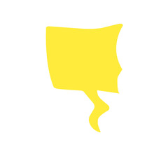 Cute vector speech bubble colorful set