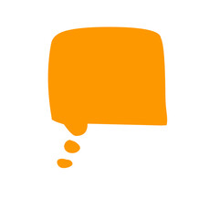 Cute vector speech bubble colorful set