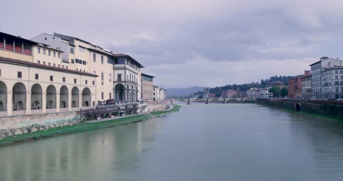 Renaissance Architecture Against Blue Sky, Florence Tuscany Italy