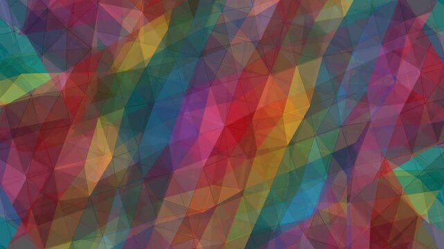 Vibrant Abstract Geometric Shapes in Motion.