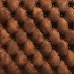 Fototapeta premium Tufted Leather Upholstery