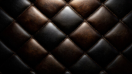 Fototapeta premium Tufted Leather Upholstery