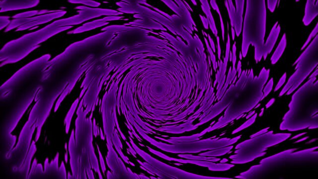 Dark black ink flame spiral effects animation