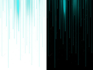 Obraz premium Cyan Glowing Slime Dripping Down – Futuristic Liquid Streak Texture