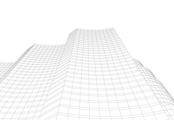 Fototapeta premium abstract 3d architecture