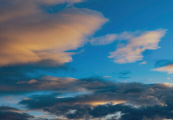 Obraz premium blue sky with clouds