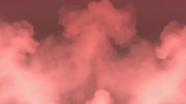 Abstract illustration of red cloud formation, suitable for atmospheric or environmental concept visualization.