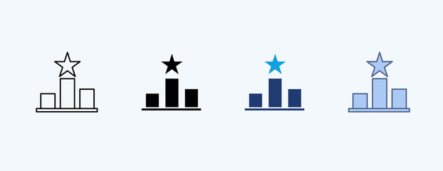  Ranking Multiple Icon Illustration Vector
