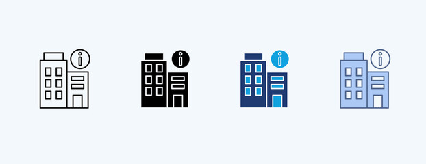  Company Information Multiple Icon Illustration Vector