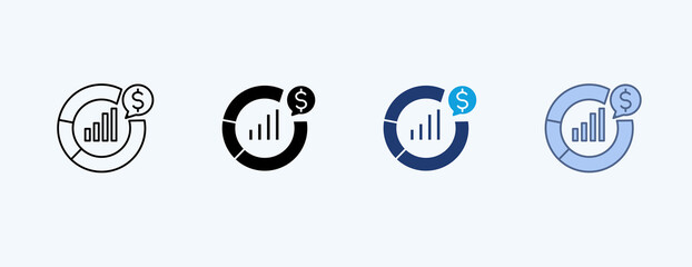  Penetration Multiple Icon Illustration Vector