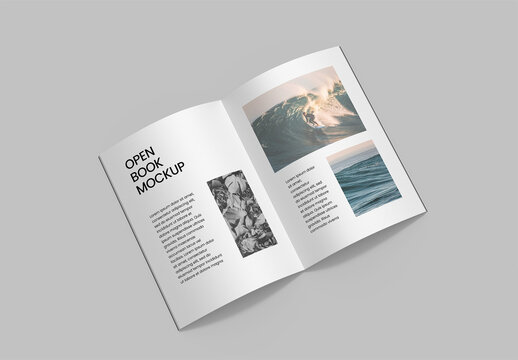 Softcover Open Book Mockup