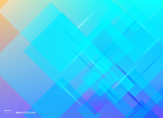 Fototapeta premium Flat vector. Minimal geometric background. Dynamic shapes composition. Eps10 vector.
