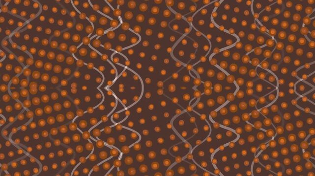 Aboriginal Art Pattern Animation Sequence.