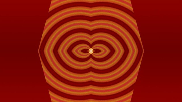 Vibrant Red and Orange Concentric Heart Shapes.
