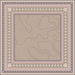 Elegant Red Floral Scarf with a Decorative BorderElegant Red Floral Scarf with a Decorative Border Elegant Square Scarf with Intricate Geometric Motif
