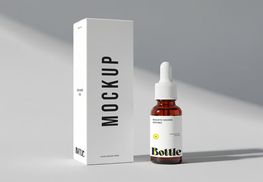 Dropper Bottle Mockup PSD Template