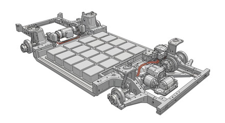 Obraz premium Detailed Mechanical Device with Gears and Wheels.