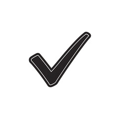 A simple checkmark icon on transparent background